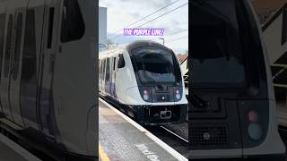 THE PURPLE LINE! #train #trainjourney #tfl #trainspotting #traintravel #elizabethline #rail #london