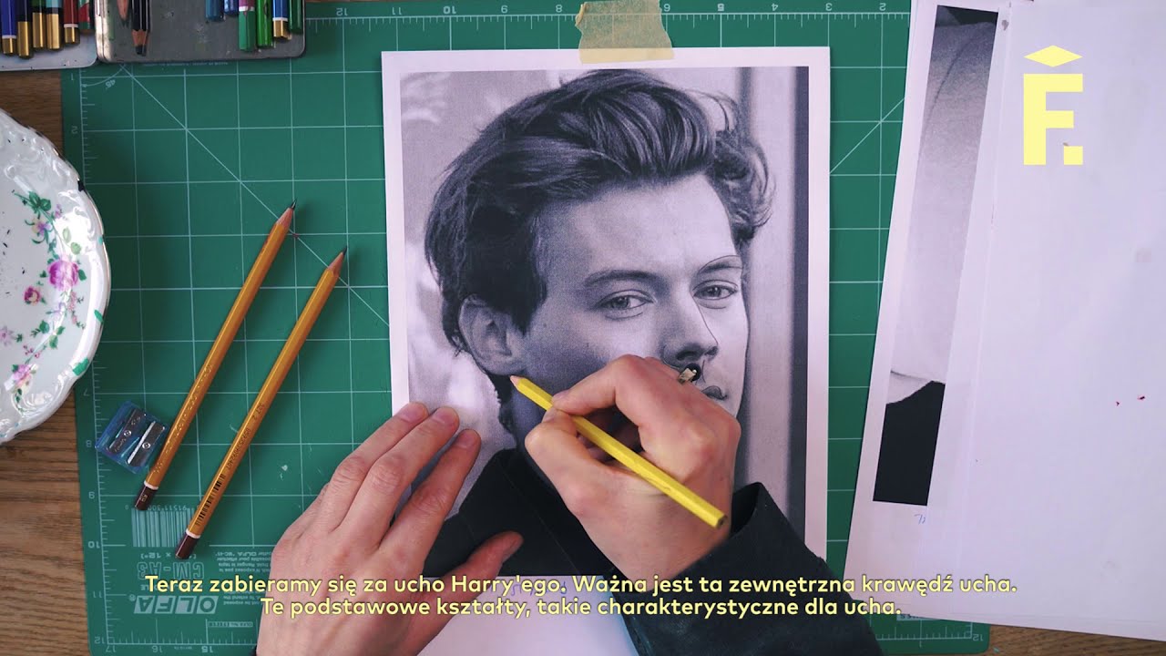 Jak łatwo narysować portret? Malarka Monika Waraxa i... Harry Styles!