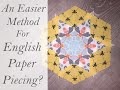 An Alternative Method To English Paper Piecing. No Paper required