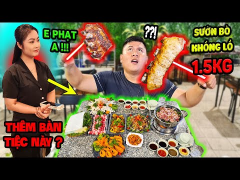 Video Chủ Quán Bò Tơ Xinh Như Mẫu Phạt Nguội Gần 1.5KG Sườn... - youtube