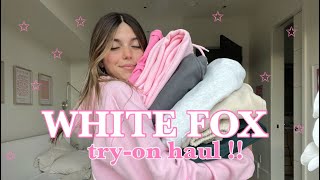 WHITE FOX TRY ON HAUL!! 🩷🎀 @whitefoxboutique1
