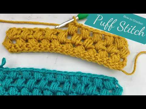 Puff Stitch Tutorial, How to Crochet the Puff Stitch