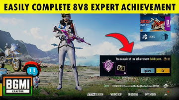Easily Complete 8v8 Expert Achievement in PUBGM / BGMI