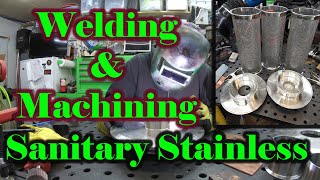 Sanitary Stainless Welding And Some Machining On The Lathe by DarlingtonFarm 774 views 1 year ago 7 minutes, 9 seconds