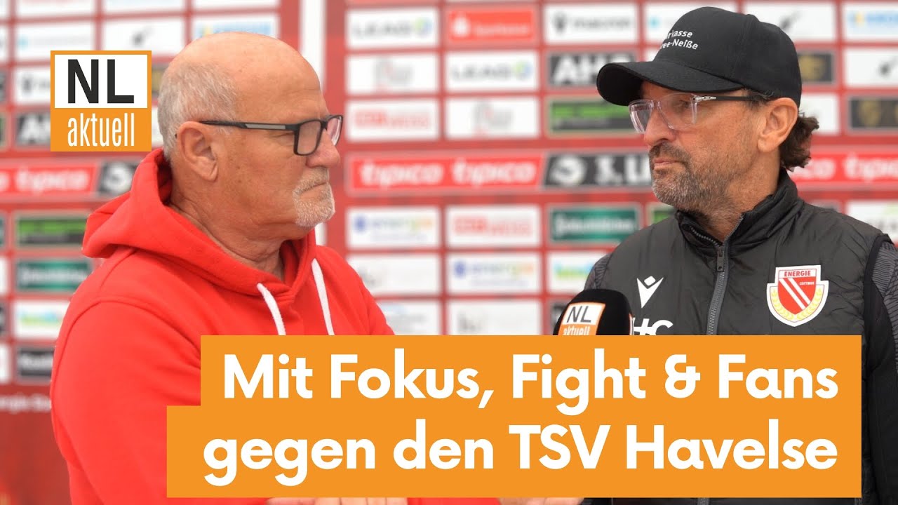 FC Energie Cottbus | TSV Havelse zu Gast - Pele Wollitz peilt mit dem FCE den nächsten Heimsieg an