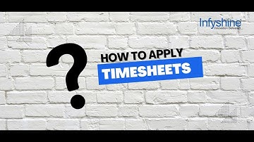 How to apply timesheets