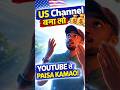 ""Youtube se jyada 💸 kamana Hai to🤑US channel banalo😳”“India nahi… US audience target karo! 💰”