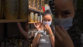 She Hid Her Card In Her Mask… Then THIS Happened! 😳💳(@verdarahome.ma))#luckygameply
