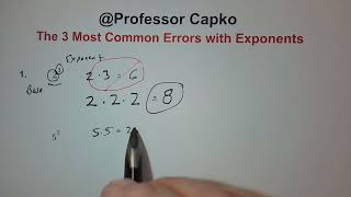 Famous The 3 Most Common Errors with Exponents Net Worth