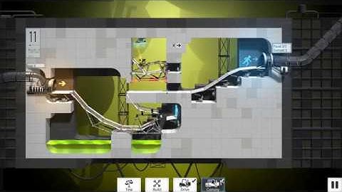 Bridge Constructor Portal - Room 11 Solution