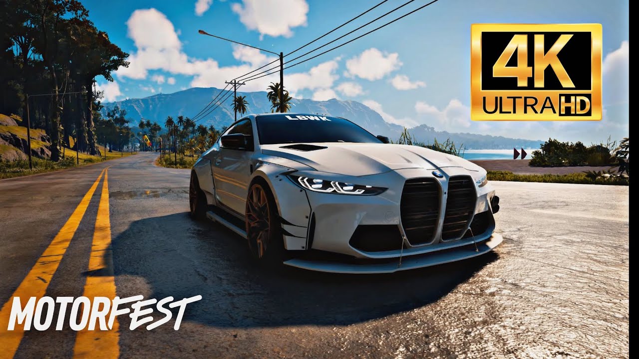 4K! The Crew Motorfest -BMW M4 LBWK kit - YouTube