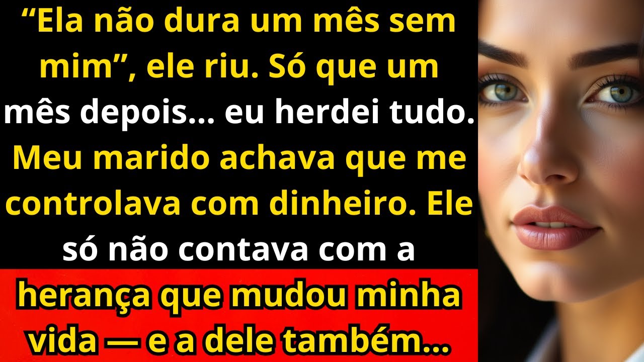 “‘Sem meu dinheiro ela não dura um mês’, riu meu marido — depois de um mês, recebi minha herança...”