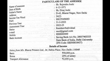 E-Filing of ITR-2 (Excel Utility) in Real Time 20 Mins: Ques-1 from Book by Dr G_Ahuja & Dr R_Gupta