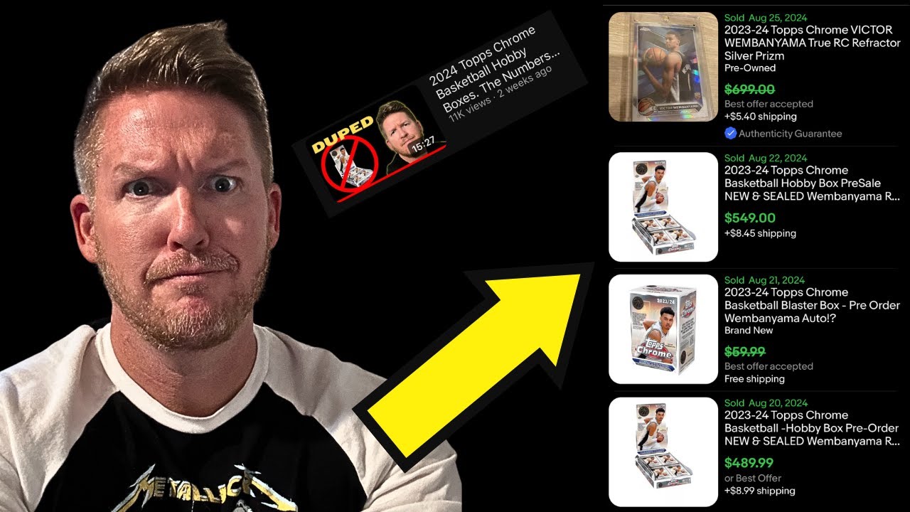 2024 Topps Chrome Basketball Hobby Box DISASTER - YouTube