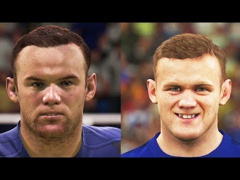 10 Realistic FIFA 18 Faces, PES 2019 Needs