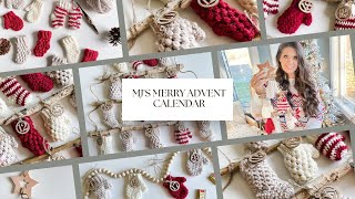 MJ's Merry Advent Calendar CAL - Mini Textured Stocking