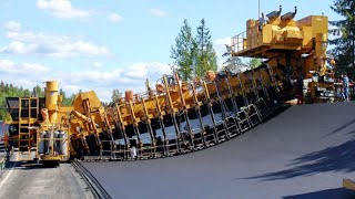 Asphalt Manufacturing Process. Effective Asphalt Paving Technology and Machine. Asphalting The Canal by X-Machines 12,572 views 1 year ago 10 minutes, 54 seconds