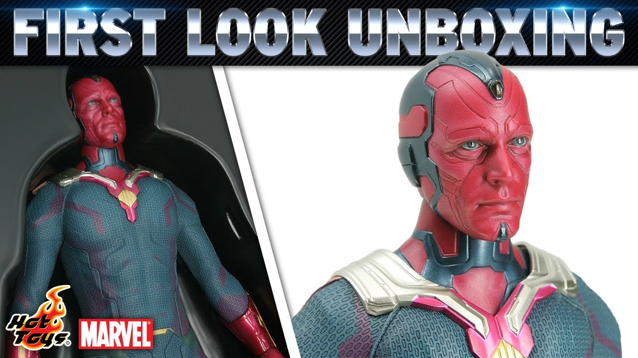 Hot Toys Vision WandaVision Figure Unboxing | First Look - YouTube