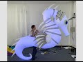 Walking Inflatable Seahorse Costumes For Nightclub Event Or Wedding Stage Decoration Walking Inflatable Seahorse Costumes For Nightclub Event Or Wedding Stage Decoration