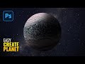 Easiest Way to Make Planet in Photoshop - Photoshop Tutorial