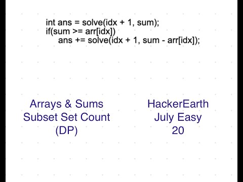 Array sums |