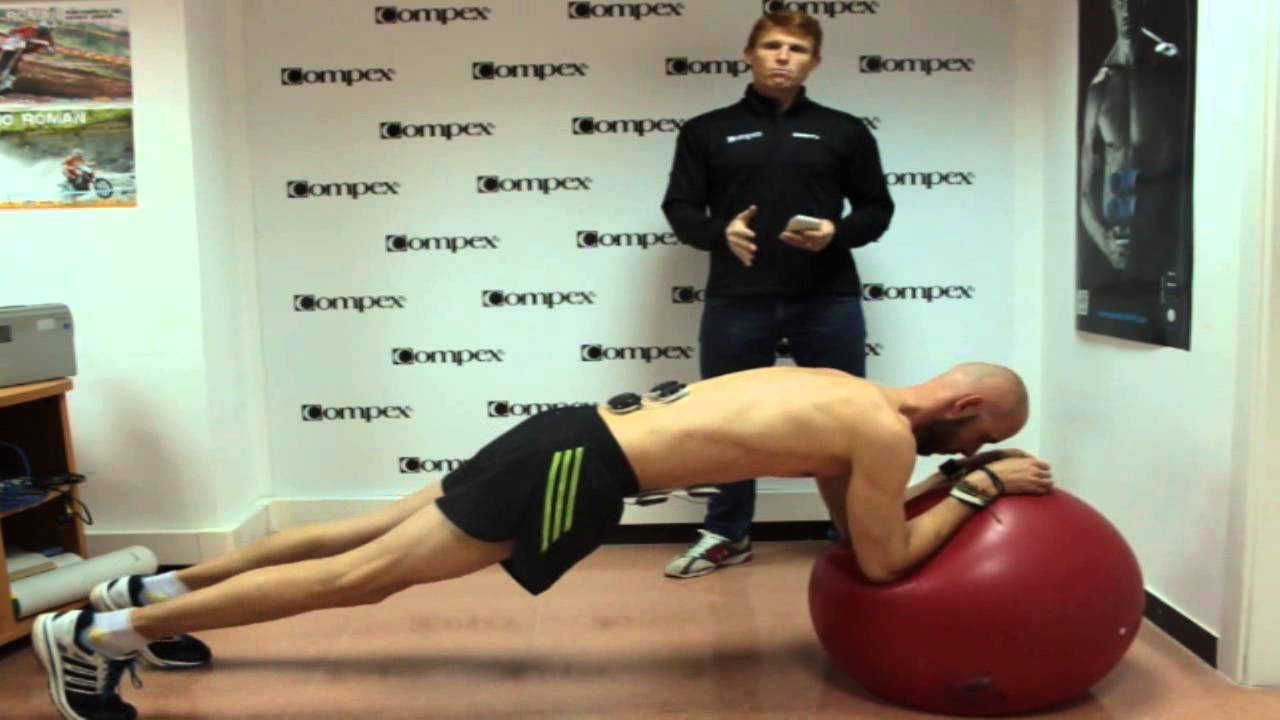 Tonificar musculatura abdominal y lumbar compex sport elite