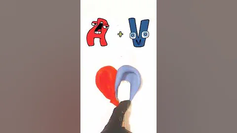 Alphabet-lore  color mixing #fast   #satisfying #colormixing #fypシ゚viralシfypシ゚ #alphabetlore