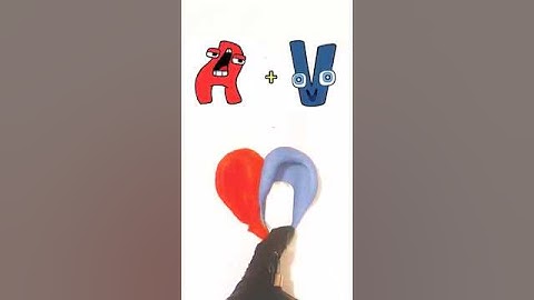 Alphabet-lore  color mixing #fast   #satisfying #colormixing #fypシ゚viralシfypシ゚ #alphabetlore