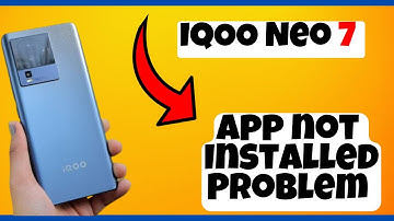App not Installed Problem IQOO Neo 7 || How to solve app installation issues || Solution of apps