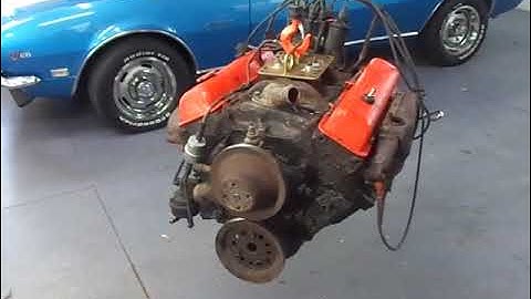 Chevrolet 307 SBC cu. in. V8 engine restoration and power upgrade
