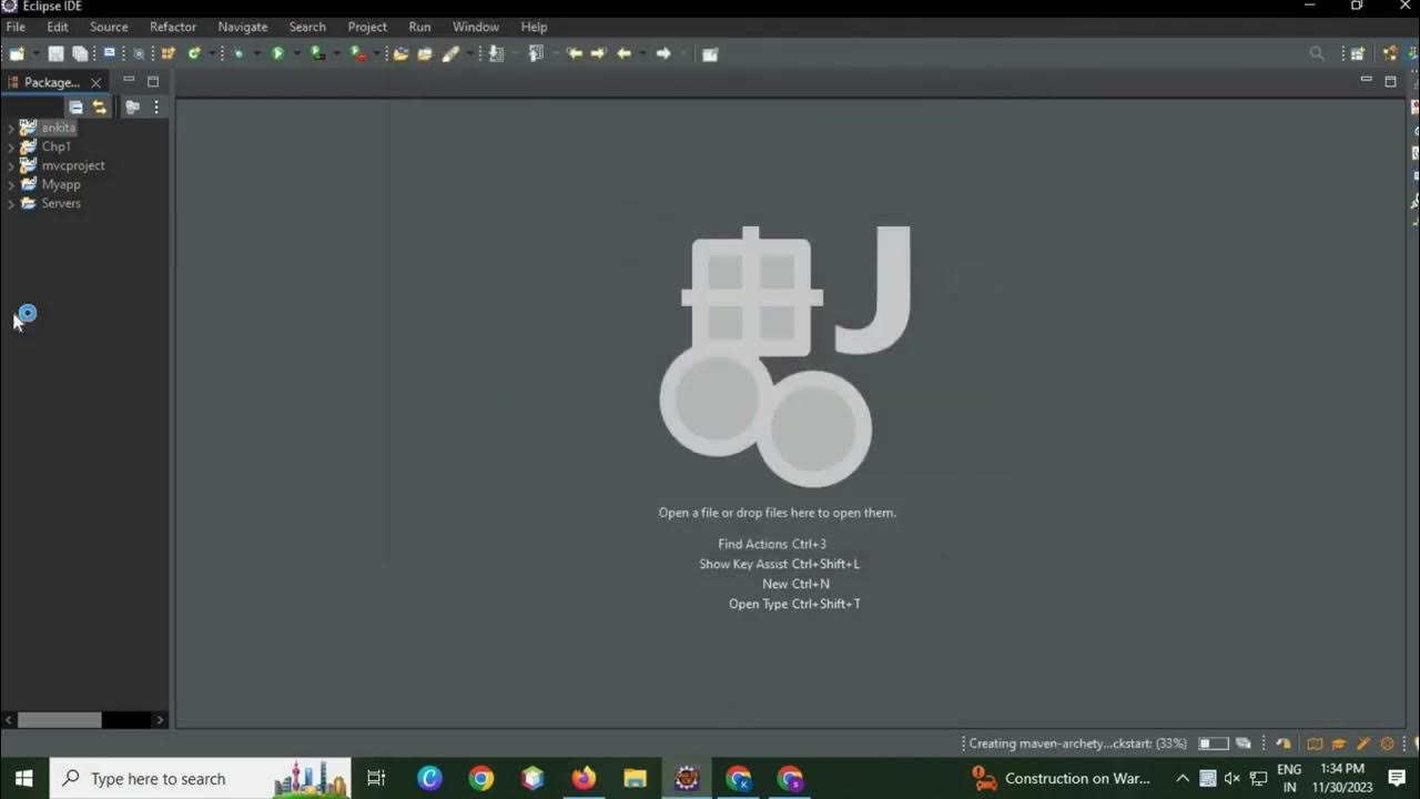 hello world maven project in eclipse || How to create maven project in ...