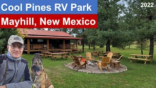 Cool Pines RV Park, Mayhill New Mexico, hiking around Cloudcroft NM.