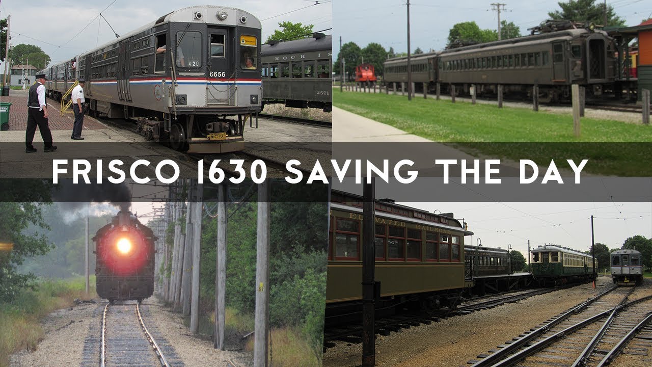 RARE 1630 Saves Failed Coach Train - Railfanning Illinois Railway ...