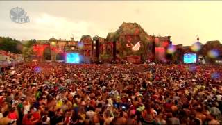 Hardwell Live @ Tomorrowland, Track: Hardwell & Dyro - Never Say Goodbye (Wildstylez Bootleg) (HQ)