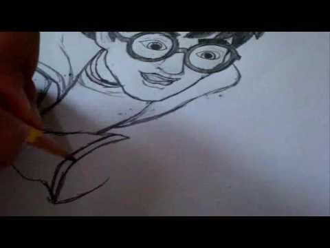 Let's Draw Harry Potter! - YouTube