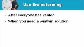 Famous Conflict Resolution - Brainstorming for Win-Win Solutions Profile