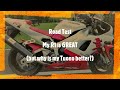 ROAD TEST. My 1998 R1 is GREAT, but my Tuono is better! Yamaha Jigsaw puzzle project on the road