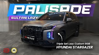 Mobil Sultan Korea Upgrade Hedon   Project Hyundai Palisade Super Terang  