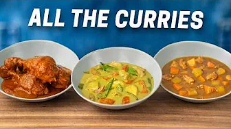 CURRY 3 WAYS - Thailand, Japan, India