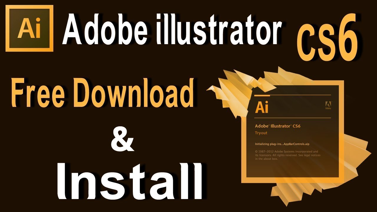HOW TO DOWNLOAD ADOBE illustratorCS6 PORTABLE- Free template download