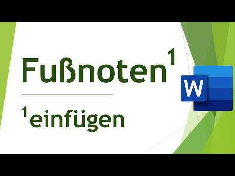 Video: Was ist der standardmäßige Textstil für Fußnoten?