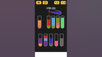 【Water Sort Puzzle】 Level 244