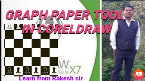 Using Graph Paper Tool in Corel-DRAW X7