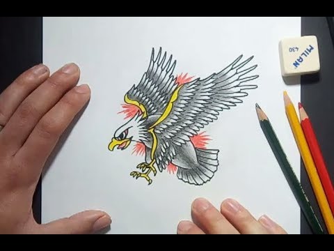 Como dibujar un aguila a lapiz 2 | How to draw an eagle in pencil 2 -  YouTube