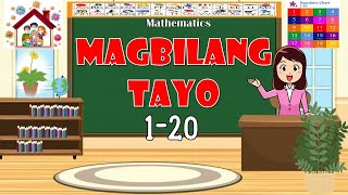 Counting Numbers 1 - 20 Tagalog Version