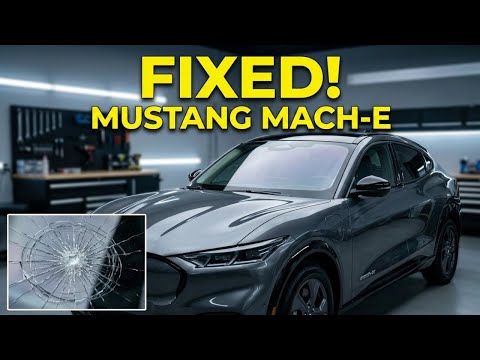 Pare-Soleil Pare-Brise NLXQJY Pour Ford Mustang Mach-E 2021-2024 - Accessoire Voiture
