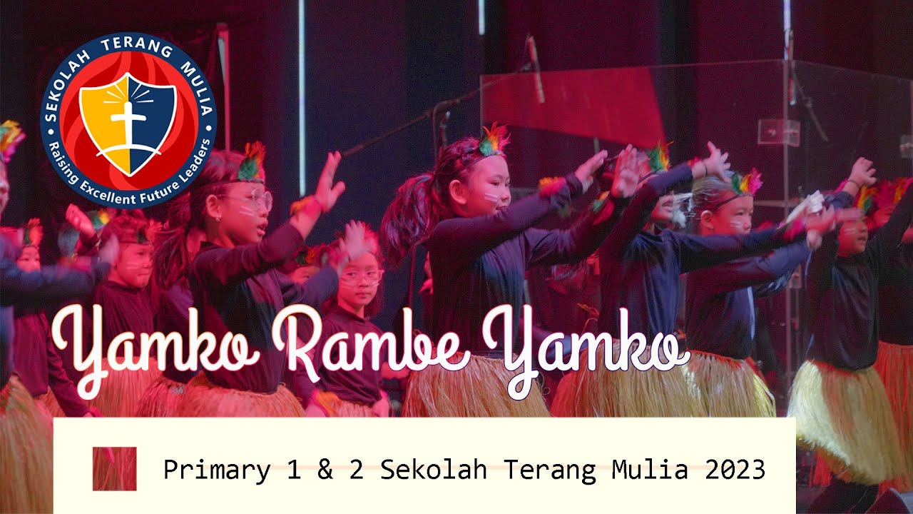 Traditional Dance Yamko Rambe Yamko Sekolah Terang Mulia