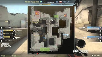 NiP vs Virtus.Pro [de_dust2 Map 3] - CS:GO CopenhagenGames 2014