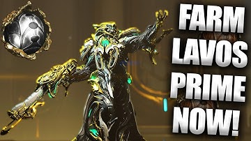 How To Farm Lavos Prime Fast! Warframe Hunters