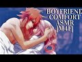 [ASMR] [Soft Whisper] Boyfriend calms you after a nightmare during rainstorm [Raspy Voice] [M4F]